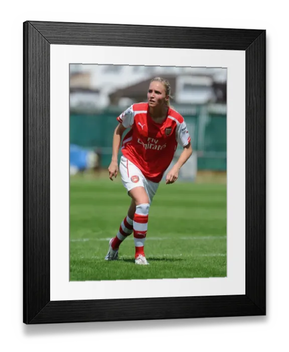 Framed Print : Turid Knaak in Action: Millwall Lionesses vs Arsenal Ladies, WSL Continental Cup
