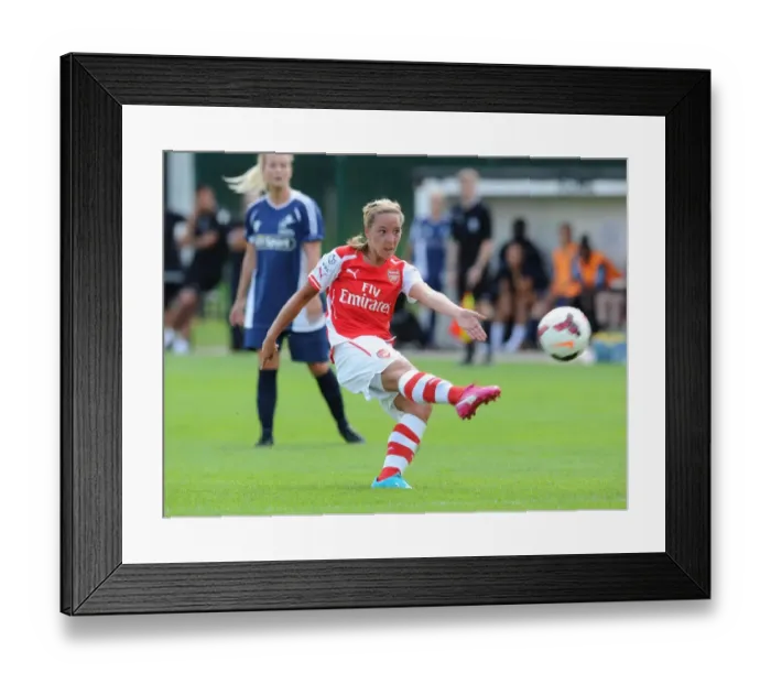 Framed Print : Jordan Nobbs in Action: Arsenal Ladies vs. Millwall Lionesses, WSL Continental Cup