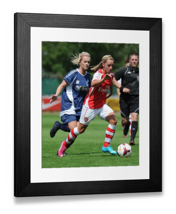 Framed Print : Jordan Nobbs vs. Lily Agg: A Battle in the WSL Continental Cup