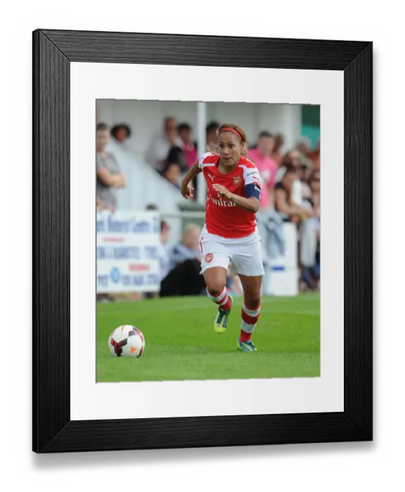 Framed Print : Alex Scott in Action: Millwall Lionesses vs. Arsenal Ladies, WSL Continental Cup