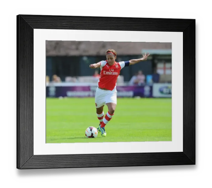 Framed Print : Alex Scott in Action: Arsenal Ladies vs. Millwall Lionesses - WSL Cup Framed Print : Alex Scott in Action: Arsenal Ladies vs. Millwall Lionesses - WSL Cup