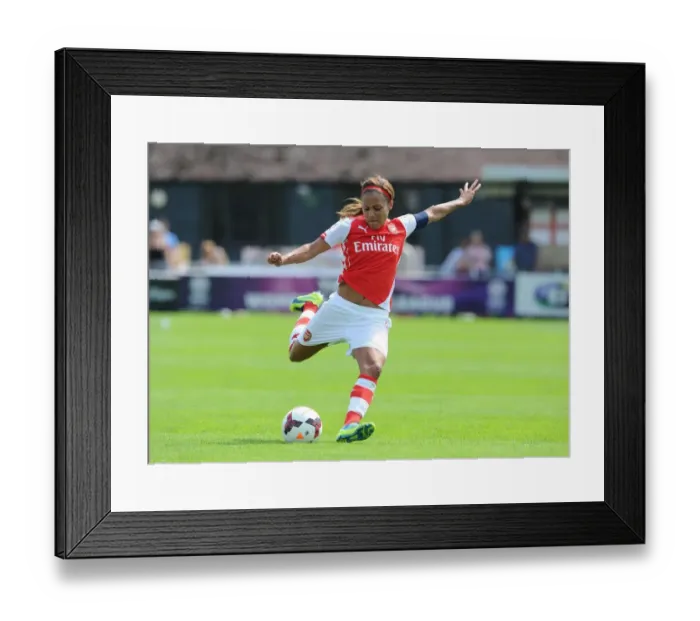 Framed Print : Alex Scott in Action: Arsenal Ladies vs. Millwall Lionesses - WSL Continental Cup Framed Print : Alex Scott in Action: Arsenal Ladies vs. Millwall Lionesses - WSL Continental Cup