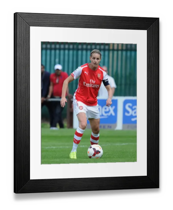 Framed Print : Kelly Smith in Action: Millwall Lionesses vs. Arsenal Ladies, WSL Continental Cup