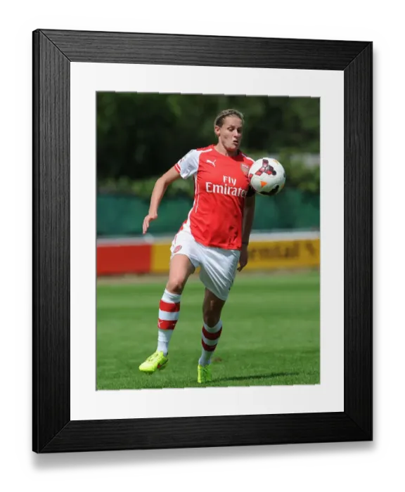 Framed Print : Kelly Smith in Action: Arsenal Ladies vs. Millwall Lionesses - WSL Continental Cup