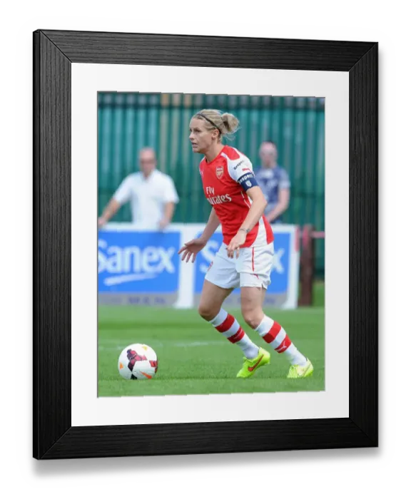 Framed Print : Kelly Smith in Action: Arsenal Ladies vs. Millwall Lionesses - WSL Cup Framed Print : Kelly Smith in Action: Arsenal Ladies vs. Millwall Lionesses - WSL Cup
