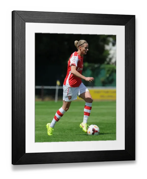 Framed Print : Kelly Smith in Action: Arsenal Ladies vs. Millwall Lionesses - WSL Cup