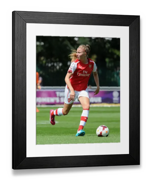 Framed Print : Leah Williamson in Action: Millwall Lionesses vs. Arsenal Ladies, WSL Continental Cup