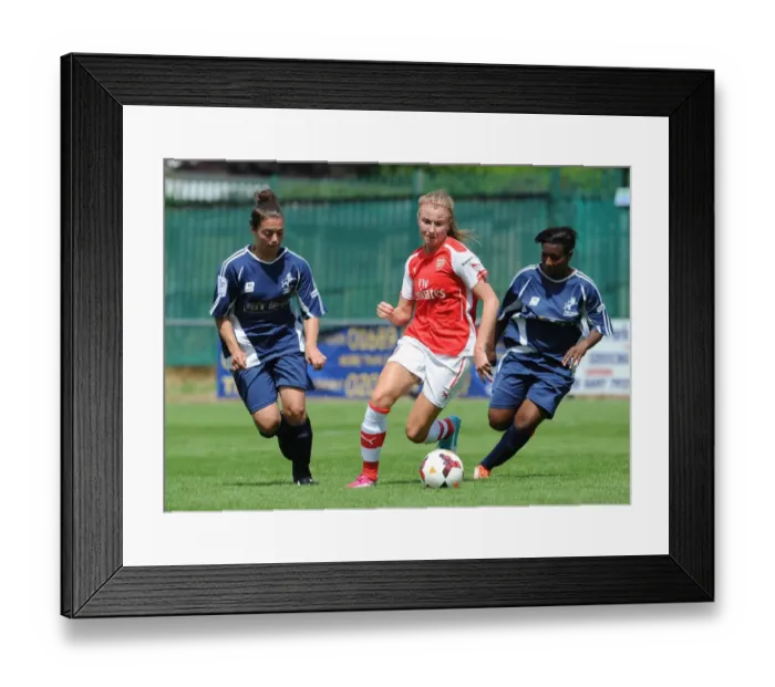 Framed Print : Leah Williamson Scores Thrilling Goal Against Millwall's Maple and Albert in Arsenal Ladies WSL Continental Cup Match Framed Print : Leah Williamson Scores Thrilling Goal Against Millwall's Maple and Albert in Arsenal Ladies WSL Continental Cup Match