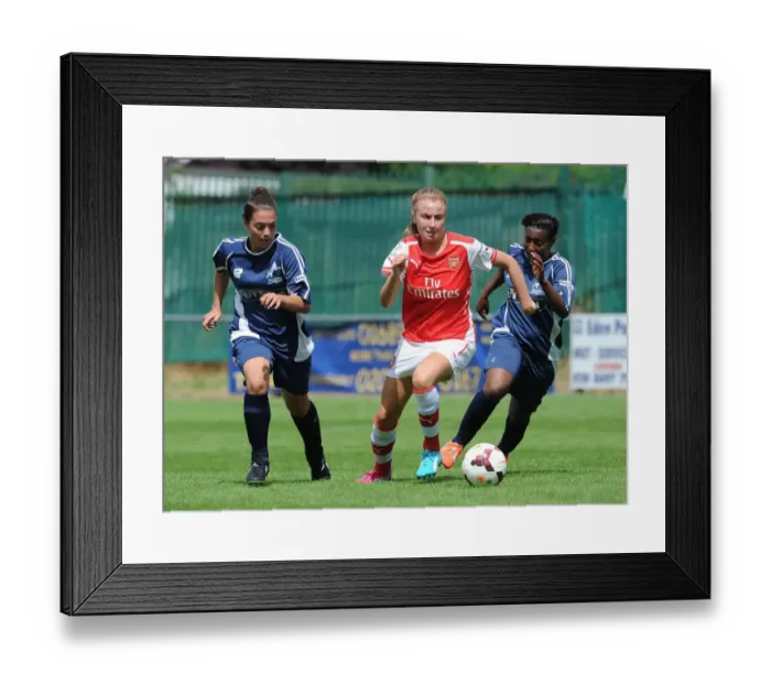 Framed Print : Leah Williamson's Thrilling Goal: Arsenal Ladies Defeat Millwall in WSL Continental Cup