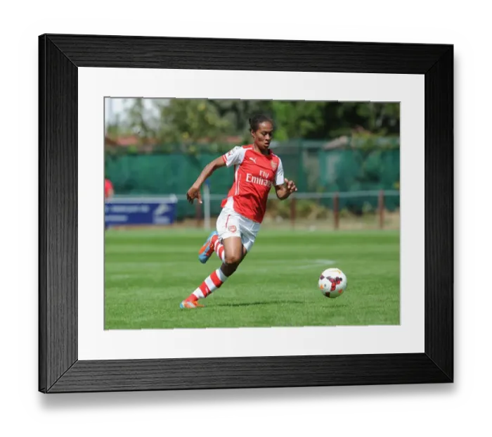 Framed Print : Rachel Yankey in Action: Arsenal Ladies vs. Millwall Lionesses - WSL Continental Cup
