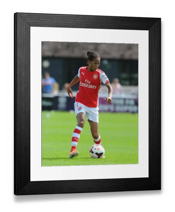 Framed Print : Rachel Yankey in Action: Arsenal Ladies vs. Millwall Lionesses - WSL Cup