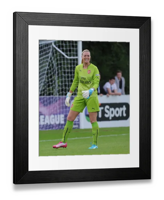 Framed Print : Emma Byrne in Action: Chelsea vs. Arsenal Women's Soccer Match, 2014
