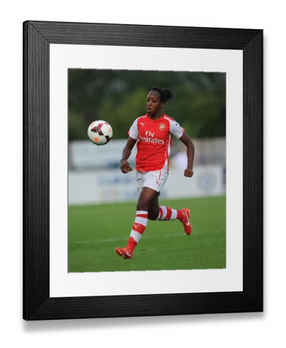 Framed Print : Danielle Carter in Action: Chelsea Ladies vs. Arsenal Ladies WSL Match, 2014
