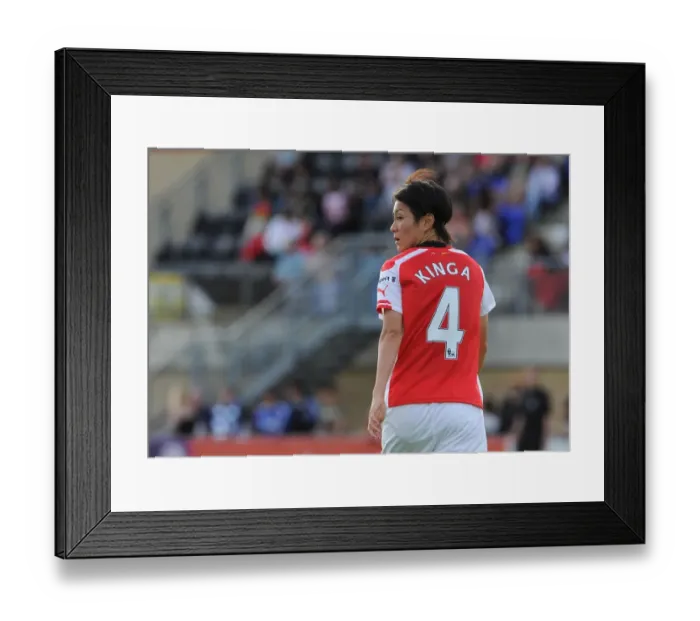 Framed Print : Yakuri Kinga in Action: Chelsea Ladies vs Arsenal Ladies WSL Match, 2014