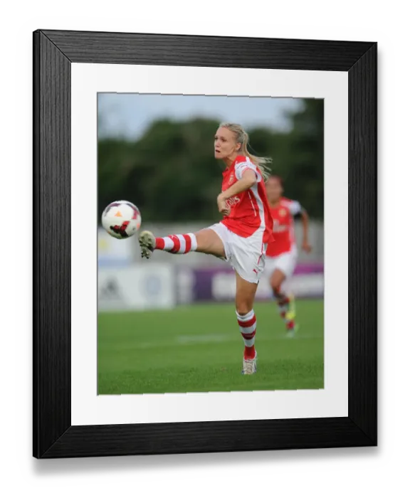Framed Print : Turid Knaak: In Action during Chelsea Ladies vs. Arsenal Ladies WSL Match (2014)
