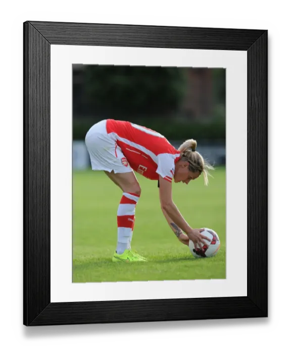 Framed Print : Kelly Smith in Action: Arsenal vs. Chelsea (2014) - WSL Match