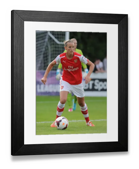 Framed Print : Casey Stoney in Action: WSL Match - Chelsea vs. Arsenal (2014)