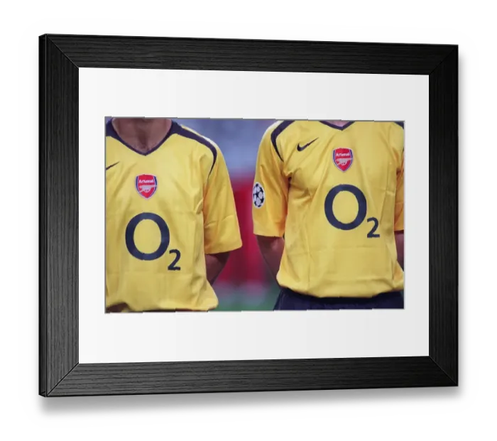 Framed Print : 2005-06 Champions League Showdown: Ajax vs. Arsenal (Ajax vs. Arsenal: Clash of Titans in the Champions League)