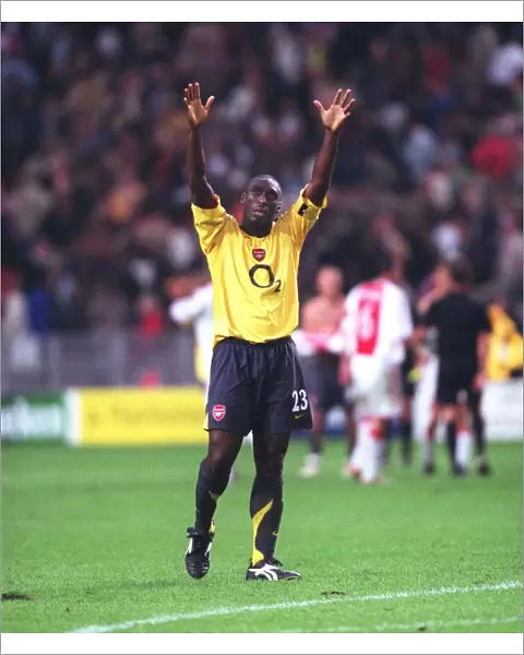Sol Campbell's Triumph: Arsenal's 2-1 Victory Over Ajax in the UEFA Champions League, Amsterdam, 2005