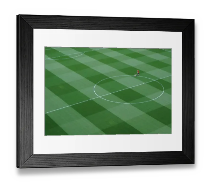 Framed Print : First Look: Newly Resurfaced Emirates Stadium Pitch, July 2014 Framed Print : First Look: Newly Resurfaced Emirates Stadium Pitch, July 2014
