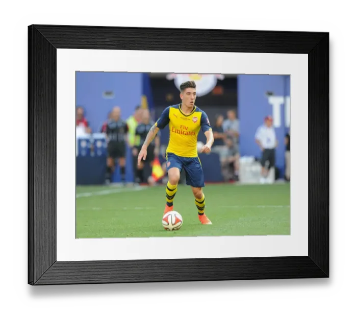 Framed Print : Hector Bellerin (Arsenal). New York Red Bulls 1: 0 Arsenal. Pre Season Friendly. Red Bulls Arena Framed Print : Hector Bellerin (Arsenal). New York Red Bulls 1: 0 Arsenal. Pre Season Friendly. Red Bulls Arena