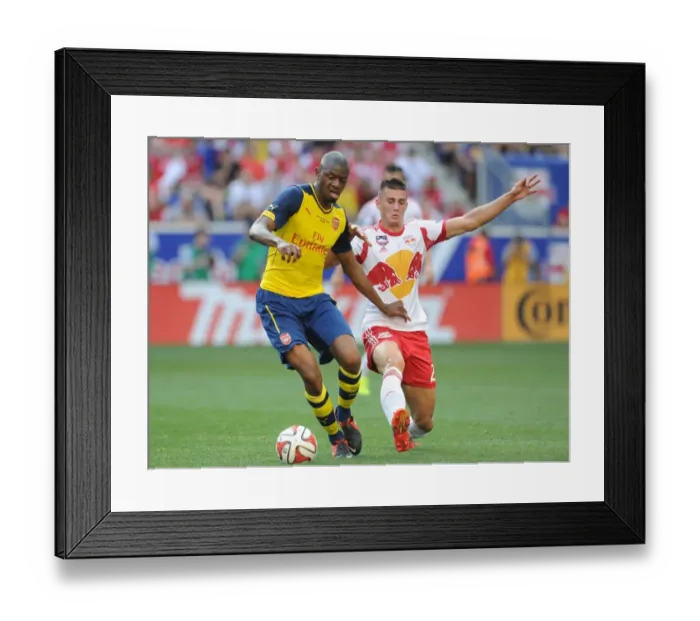 Framed Print : Abou Diaby vs. Matt Miazga: A Pre-Season Battle at Red Bull Arena Framed Print : Abou Diaby vs. Matt Miazga: A Pre-Season Battle at Red Bull Arena