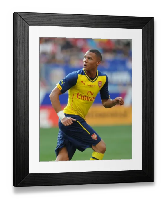 Framed Print : Arsenal's Kieran Gibbs Faces New York Red Bulls in Pre-Season Clash Framed Print : Arsenal's Kieran Gibbs Faces New York Red Bulls in Pre-Season Clash