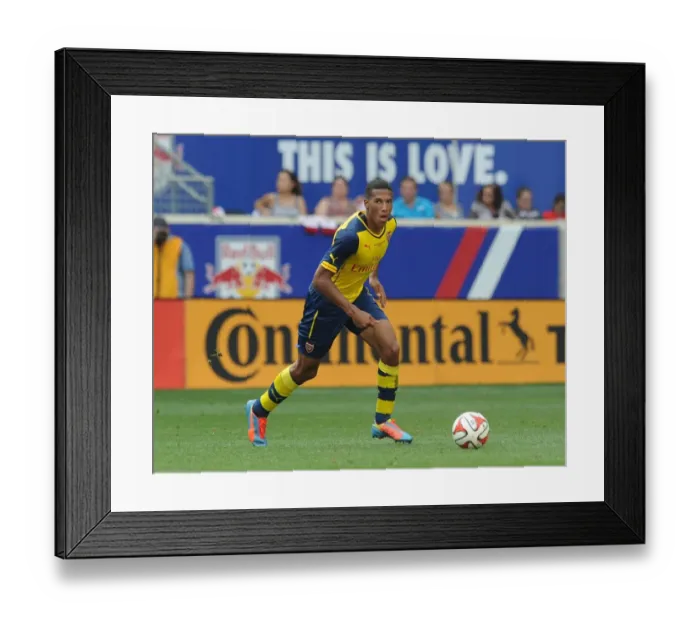 Framed Print : Isaac Hayden Faces Off: Arsenal vs. New York Red Bulls Pre-Season Clash, 2014 Framed Print : Isaac Hayden Faces Off: Arsenal vs. New York Red Bulls Pre-Season Clash, 2014