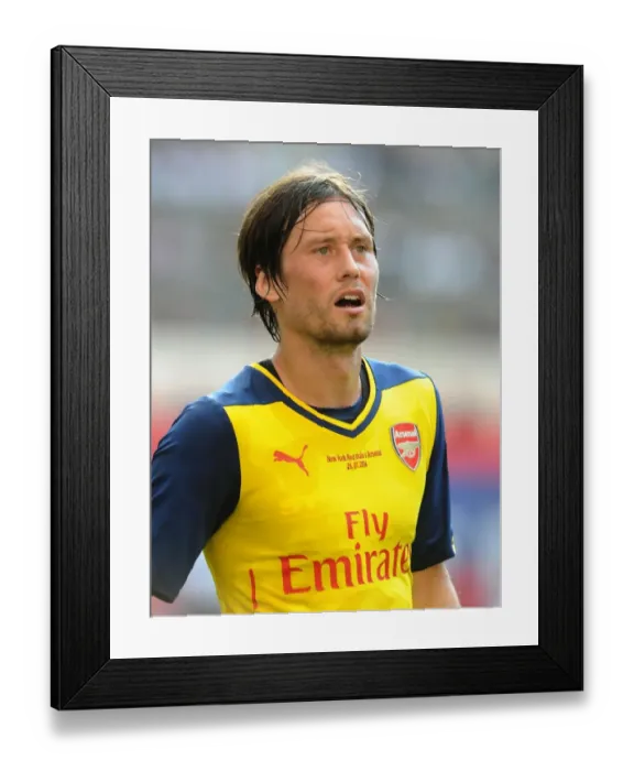 Framed Print : Arsenal's Tomas Rosicky Shines in Pre-Season Friendly Against New York Red Bulls Framed Print : Arsenal's Tomas Rosicky Shines in Pre-Season Friendly Against New York Red Bulls
