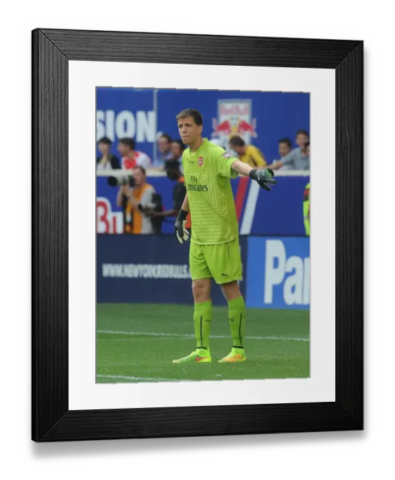 Framed Print : Wojciech Szczesny: Arsenal's Star Goalkeeper Shines in New York Red Bulls Pre-Season Friendly