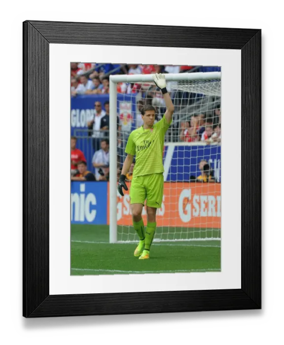 Framed Print : Wojciech Szczesny: Arsenal Star in Action against New York Red Bulls (2014-15)