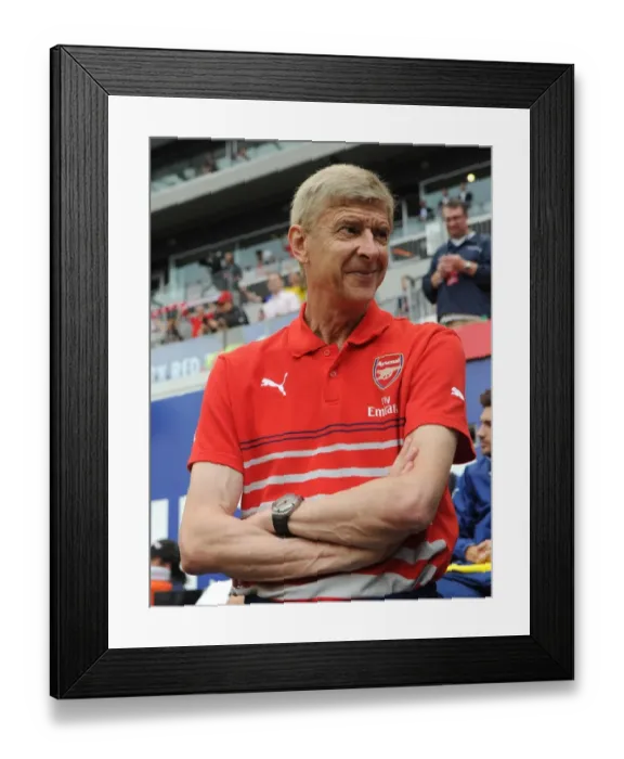 Framed Print : Arsene Wenger the Arsenal Manager. New York Red Bulls 1: 0 Arsenal. Pre Season Friendly Framed Print : Arsene Wenger the Arsenal Manager. New York Red Bulls 1: 0 Arsenal. Pre Season Friendly