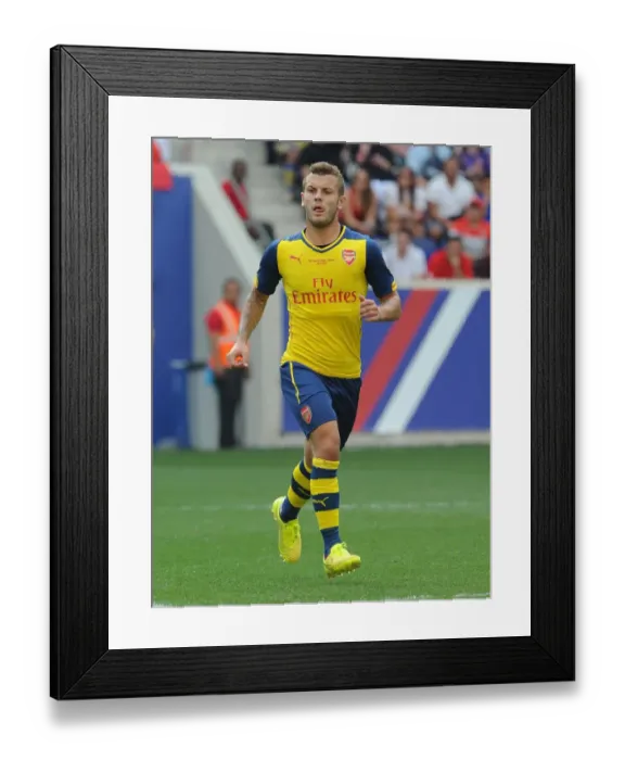 Framed Print : Jack Wilshere in Action: Arsenal vs New York Red Bulls Pre-Season Friendly, 2014 Framed Print : Jack Wilshere in Action: Arsenal vs New York Red Bulls Pre-Season Friendly, 2014