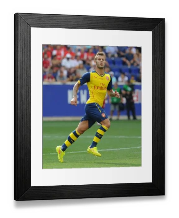 Framed Print : Jack Wilshere in Action: Arsenal vs. New York Red Bulls Pre-Season Friendly, 2014 Framed Print : Jack Wilshere in Action: Arsenal vs. New York Red Bulls Pre-Season Friendly, 2014