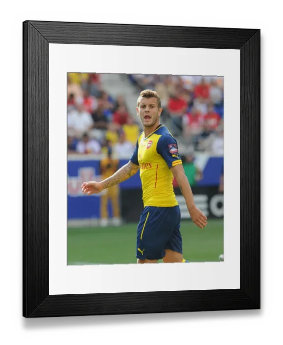 Framed Print : Jack Wilshere in Action: Arsenal vs New York Red Bulls, 2014 Framed Print : Jack Wilshere in Action: Arsenal vs New York Red Bulls, 2014