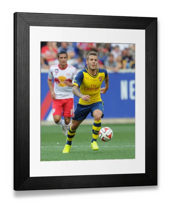 Framed Print : Jack Wilshere in Action: Arsenal vs. New York Red Bulls (2014) Framed Print : Jack Wilshere in Action: Arsenal vs. New York Red Bulls (2014)