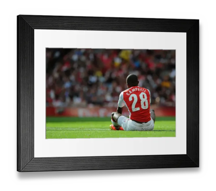 Framed Print : Joel Campbell in Action: Arsenal vs Benfica, Emirates Cup 2014