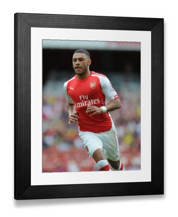 Framed Print : Alex Oxlade-Chamberlain (Arsenal). Arsenal 5: 1 Benfica. The Emirates Cup, Day 1. Emirates Stadium Framed Print : Alex Oxlade-Chamberlain (Arsenal). Arsenal 5: 1 Benfica. The Emirates Cup, Day 1. Emirates Stadium