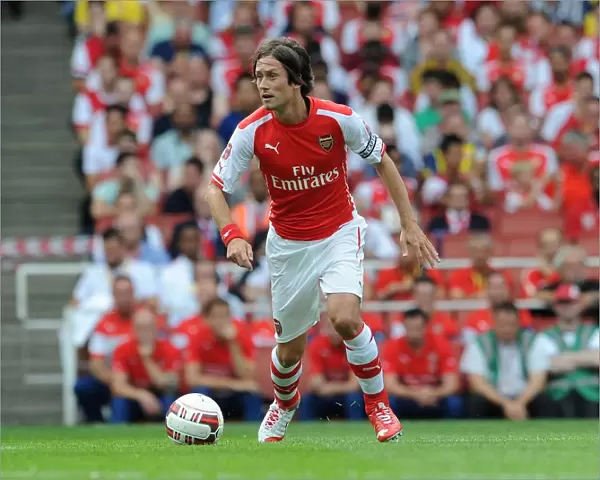 Arsenal's Tomas Rosicky Shines in 5-1 Emirates Cup Victory over Benfica