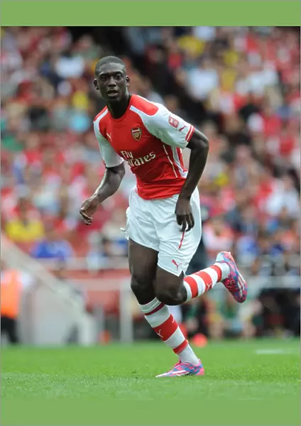 Arsenal's Yaya Sanogo Scores in 5-1 Emirates Cup Victory over Benfica, 2014