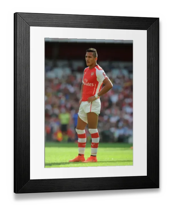 Framed Print : Alexis Sanchez: In Action for Arsenal against AS Monaco - Emirates Cup 2014 Framed Print : Alexis Sanchez: In Action for Arsenal against AS Monaco - Emirates Cup 2014