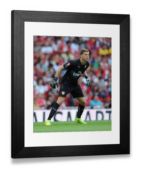 Framed Print : Wojciech Szczesny: Arsenal's Emirates Cup Goalkeeper (vs AS Monaco, 2014)