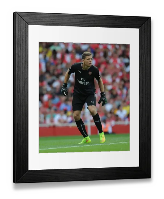 Framed Print : Arsenal's Szczesny Stands Firm in Emirates Cup Clash vs AS Monaco (2014) Framed Print : Arsenal's Szczesny Stands Firm in Emirates Cup Clash vs AS Monaco (2014)