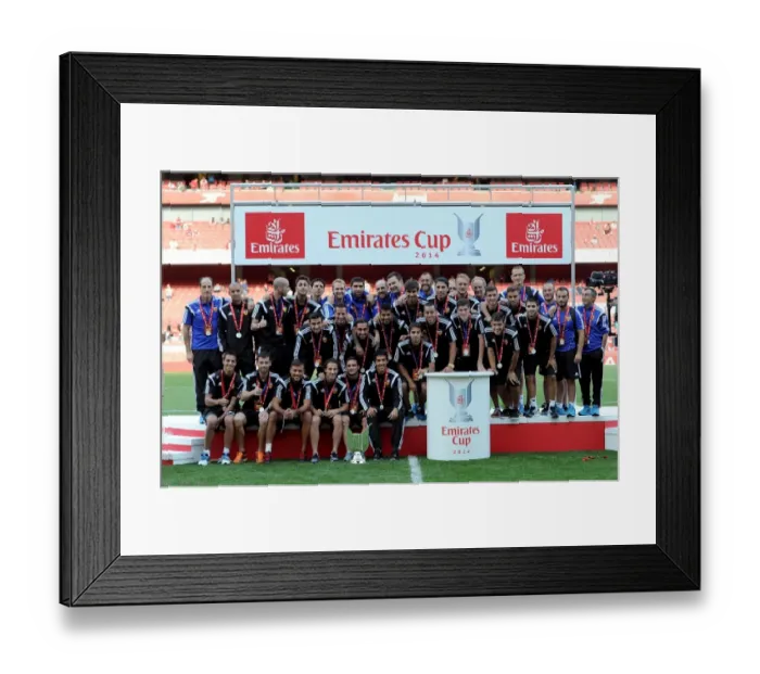 Framed Print : Arsenal Triumph at Emirates Cup: Defeating AS Monaco in 2014