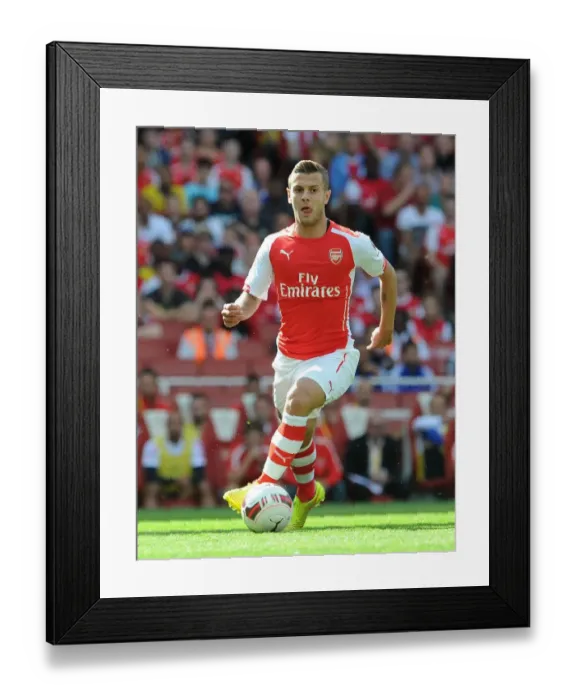 Framed Print : Jack Wilshere in Action: Arsenal vs AS Monaco, Emirates Cup 2014 Framed Print : Jack Wilshere in Action: Arsenal vs AS Monaco, Emirates Cup 2014
