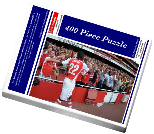 Yaya Sanogo's Brace: Arsenal Fans Go Wild in Emirates Cup Victory over Benfica (2014)