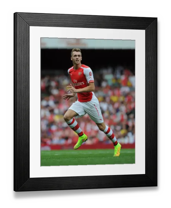 Framed Print : Calum Chambers in Action: Arsenal vs Benfica, Emirates Cup 2014 Framed Print : Calum Chambers in Action: Arsenal vs Benfica, Emirates Cup 2014