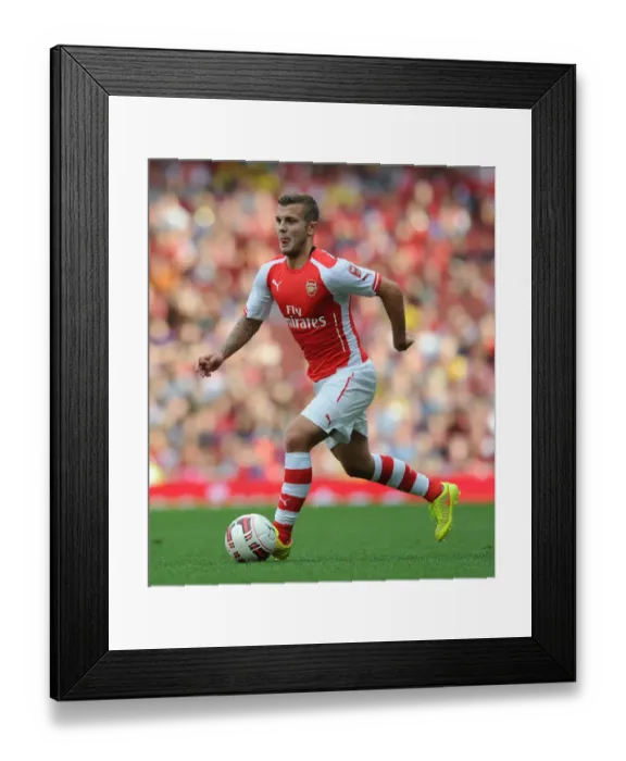 Framed Print : Jack Wilshere in Action: Arsenal vs Benfica, Emirates Cup 2014 Framed Print : Jack Wilshere in Action: Arsenal vs Benfica, Emirates Cup 2014