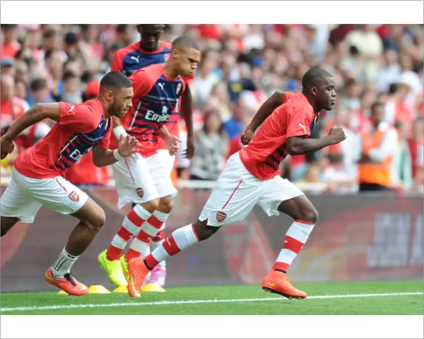 Arsenal's Joel Campbell Faces Off Against Benfica at the Emirates Cup