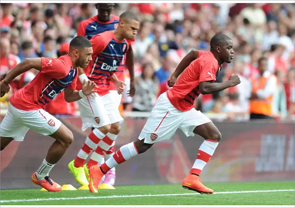 Arsenal's Joel Campbell Faces Off Against Benfica at the Emirates Cup